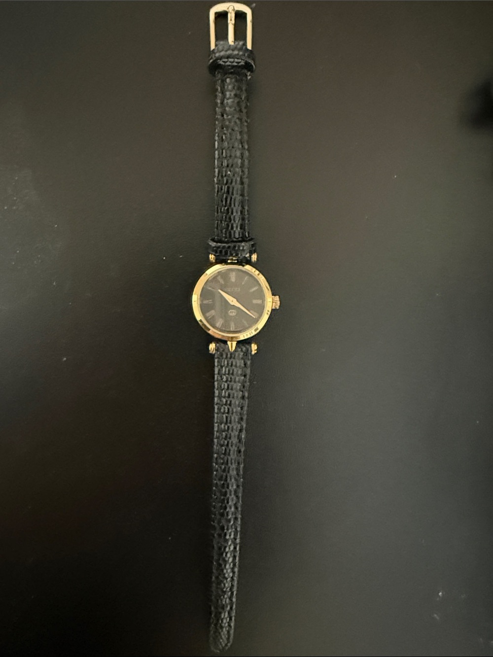 Authentic Gucci Black and Gold Women's Dress Watch - Picture 2 of 6